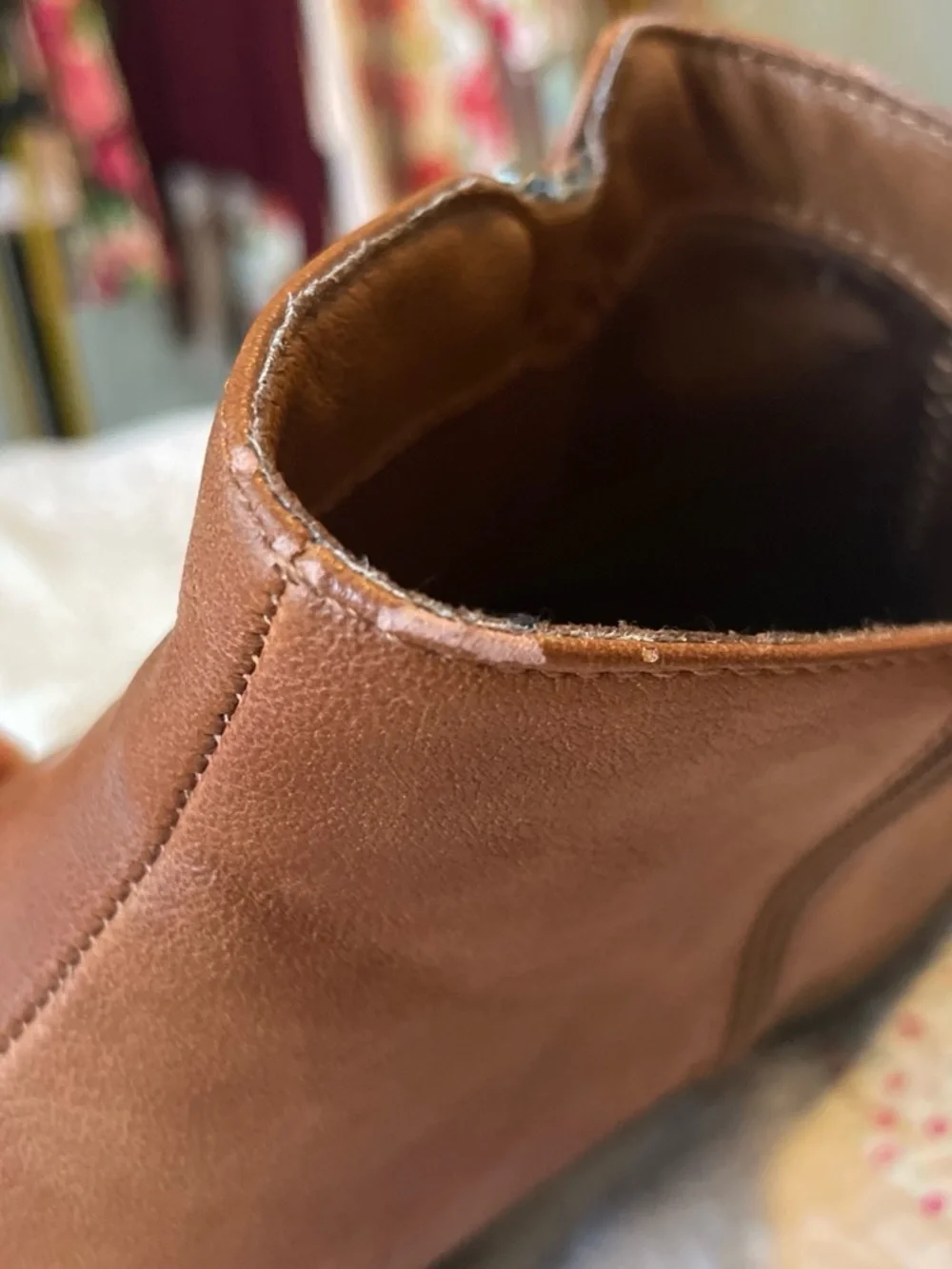 Women's Tan Faux-Leather Ankle Booties - Stylish Everyday Zip Boot